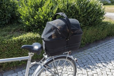 Trixie Fietsmand Bagage Drager Breed Zwart - Best4pets.nl