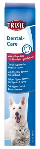 Trixie Gebitsverzorgende Gel Met Rundvleessmaak 100 GR - Best4pets.nl