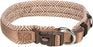 Trixie Halsband Hond Boho Extra Breed Met Ruit Karamel - Best4pets.nl