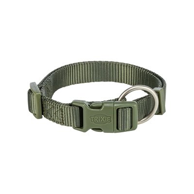 Trixie Halsband Hond Premium Olijfgroen - Best4pets.nl