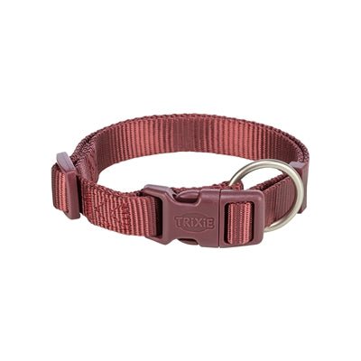 Trixie Halsband Hond Premium Sangria Rood - Best4pets.nl