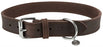 Trixie Halsband Hond Rustic Vetleer Donkerbruin - Best4pets.nl