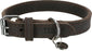 Trixie Halsband Hond Rustic Vetleer Donkerbruin - Best4pets.nl