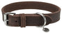 Trixie Halsband Hond Rustic Vetleer Donkerbruin - Best4pets.nl