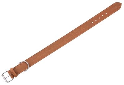 Trixie Halsband Hond Rustic Vetleer Heartbeat Bruin - Best4pets.nl