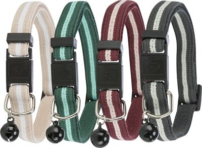 Trixie Halsband Kat Strepen Elastisch Assorti - Best4pets.nl