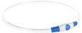 Trixie Halsband Usb Flash Light Lichtgevend Oplaadbaar Tpu Blauw - Best4pets.nl