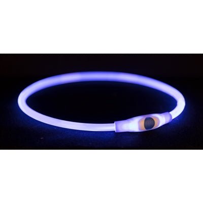 Trixie Halsband Usb Flash Light Lichtgevend Oplaadbaar Tpu Multi - Best4pets.nl