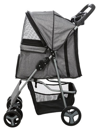 Trixie Hondenbuggy Grijs 47X80X100 CM TOT 15 KG - Best4pets.nl