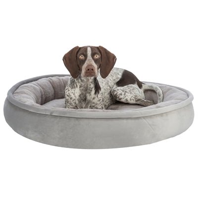 Trixie Hondenmand Emmi Rond Lichtgrijs - Best4pets.nl