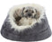 Trixie Hondenmand Minou Rond Soft Edition Grijs / Lichtgrijs - Best4pets.nl