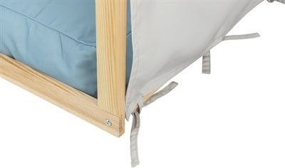 Trixie Hondenmand Tent Lias Hout Zand / Blauw - Best4pets.nl