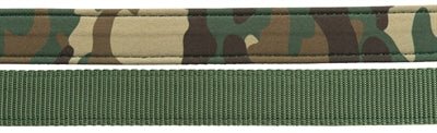 Trixie Hondenriem Premium Neopreen Verstelbaar Camouflage Groen 200X2,5 CM - Best4pets.nl