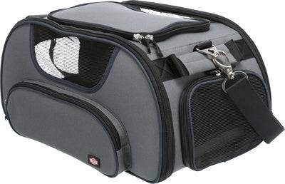 Trixie Hondentas Vliegtuigtas Wings Grijs / Blauw 46X28X23 CM - Best4pets.nl