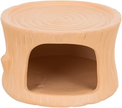 Trixie Huis Boomstam Keramiek Muis / Hamster 11X10X6 CM - Best4pets.nl