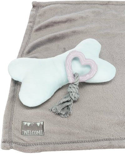 Trixie Junior Puppy Set Fleece Deken En Speelgoed - Best4pets.nl