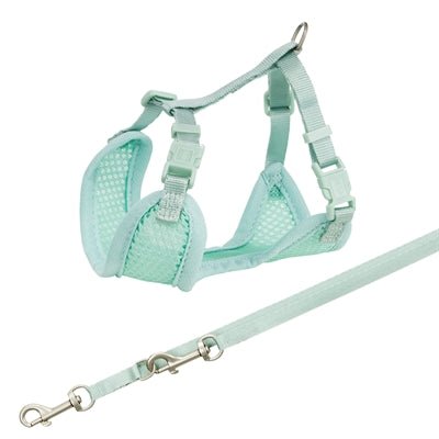 Trixie Junior Puppytuig Soft Met Riem Mintgroen 26 - 34X1 CM / 2 MTR - Best4pets.nl