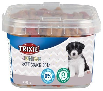 Trixie Junior Soft Snack Dots Met Omega - 3 140 GR - Best4pets.nl