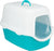 Trixie Kattenbak Vico Turquoise / Wit 56X40X40 CM - Best4pets.nl