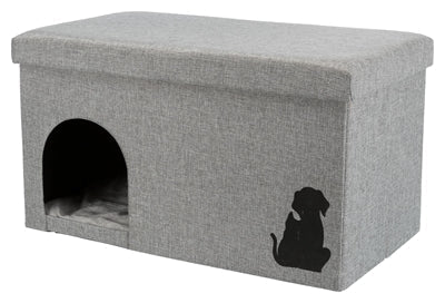 Trixie Kattenhuis Kimy Grijs 70X40X40 CM - Best4pets.nl