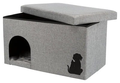 Trixie Kattenhuis Kimy Grijs 70X40X40 CM - Best4pets.nl