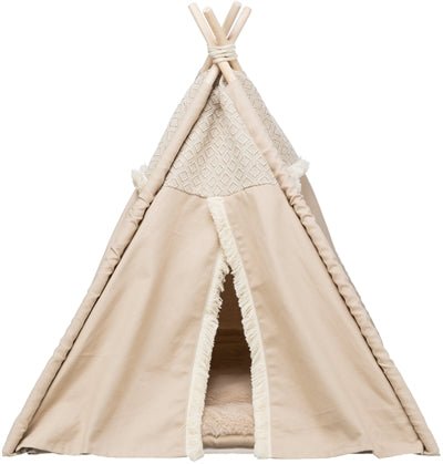 Trixie Kattenmand Tipi Boho Beige 55X55X65 CM - Best4pets.nl