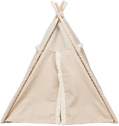 Trixie Kattenmand Tipi Boho Beige 55X55X65 CM - Best4pets.nl