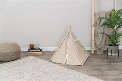 Trixie Kattenmand Tipi Boho Beige 55X55X65 CM - Best4pets.nl