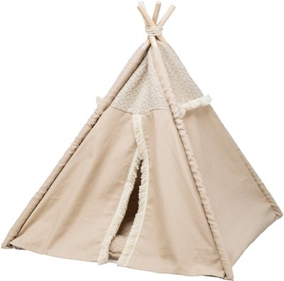 Trixie Kattenmand Tipi Boho Beige 55X55X65 CM - Best4pets.nl