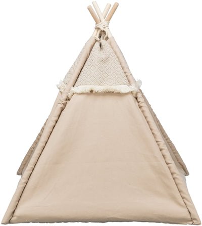 Trixie Kattenmand Tipi Boho Beige 55X55X65 CM - Best4pets.nl