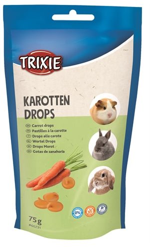 Trixie Knaagdier Drops Wortel 75 GR - Best4pets.nl