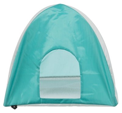 Trixie Knaagdierhuis Wigwam Nylon Turquoise 37X37X35 CM - Best4pets.nl