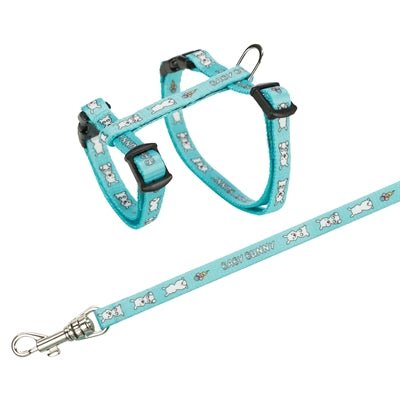 Trixie Konijnentuig Met Riem Baby Bunny Assorti 20 - 33X0,8+125 CM - Best4pets.nl