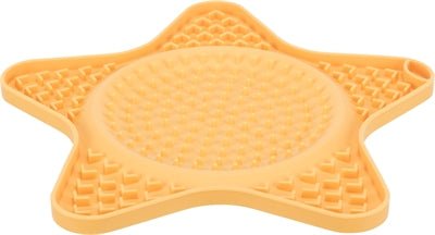 Trixie Lick'n'snack Mat Ster Siliconen Geel 23,5 CM - Best4pets.nl