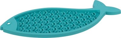 Trixie Lick'n'snack Plaat Siliconen Petrol 28 CM - Best4pets.nl