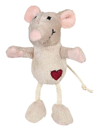 Trixie Muis Pluche Beige 11 CM - Best4pets.nl