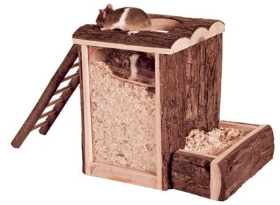 Trixie Natural Living Speel - En Graaftoren Hamster 25X20X24 CM - Best4pets.nl