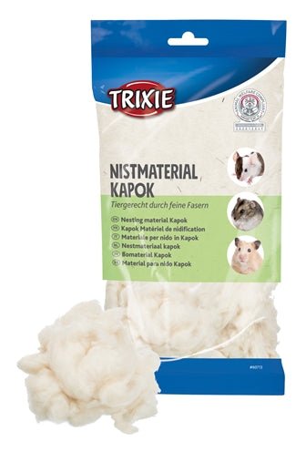 Trixie Nestmateriaal Kapok Creme - Best4pets.nl