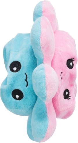 Trixie Octopus Omkeerbaar Pluche Roze / Lichtblauw 19 CM - Best4pets.nl