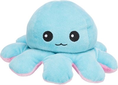 Trixie Octopus Omkeerbaar Pluche Roze / Lichtblauw 19 CM - Best4pets.nl