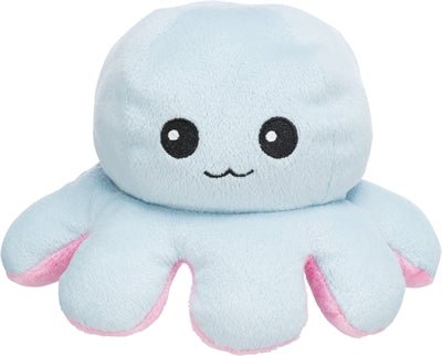 Trixie Octopus Omkeerbaar Pluche Roze / Lichtblauw 19 CM - Best4pets.nl