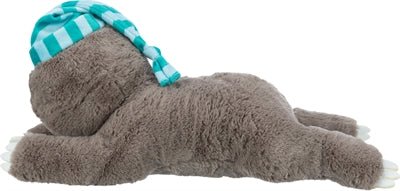 Trixie Pluche Luiaard Grijs Met Heartbeat Voor Puppy - Best4pets.nl