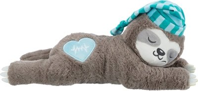 Trixie Pluche Luiaard Grijs Met Heartbeat Voor Puppy - Best4pets.nl