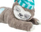 Trixie Pluche Luiaard Grijs Met Heartbeat Voor Puppy - Best4pets.nl