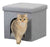 Trixie Poef Kattenmand Relax - Iglo Alois Grijs 40X40X38 CM - Best4pets.nl