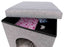 Trixie Poef Kattenmand Relax - Iglo Alois Grijs 40X40X38 CM - Best4pets.nl