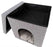 Trixie Poef Kattenmand Relax - Iglo Alois Grijs 40X40X38 CM - Best4pets.nl