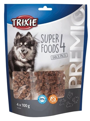 Trixie Premio Superfoods Kip / Eend / Rund / Lam 4X100 GR - Best4pets.nl