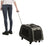 Trixie Reismand Trolley Zwart / Lichtgrijs 67X34X43 CM - Best4pets.nl