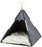 Trixie Schuilplaats Tipi Vilt Antraciet 70X70X70 CM - Best4pets.nl